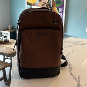 Coach backpack purse.